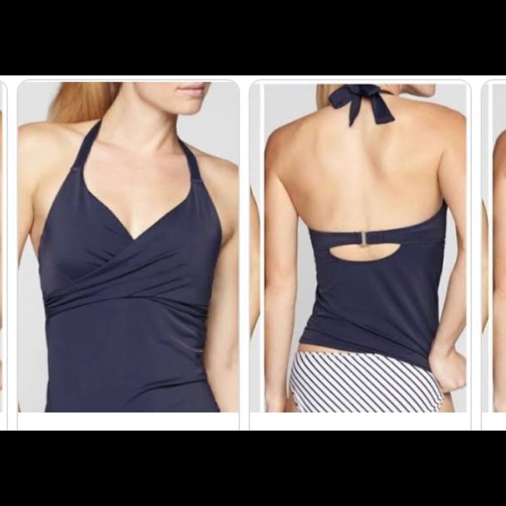 Athleta Bra Wrap Tankini Top sz 34B. 34C NWT